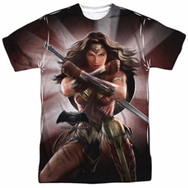 Wonder Woman T-Shirt Artwork
